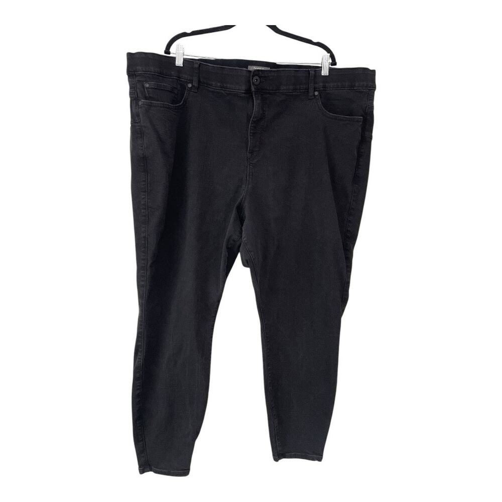 Torrid Bombshell Skinny Jeans Black Size 30 Tall Stretchy 30T Womens